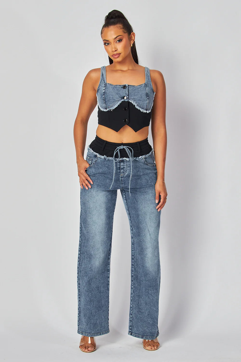 JEARSY DENIM SET