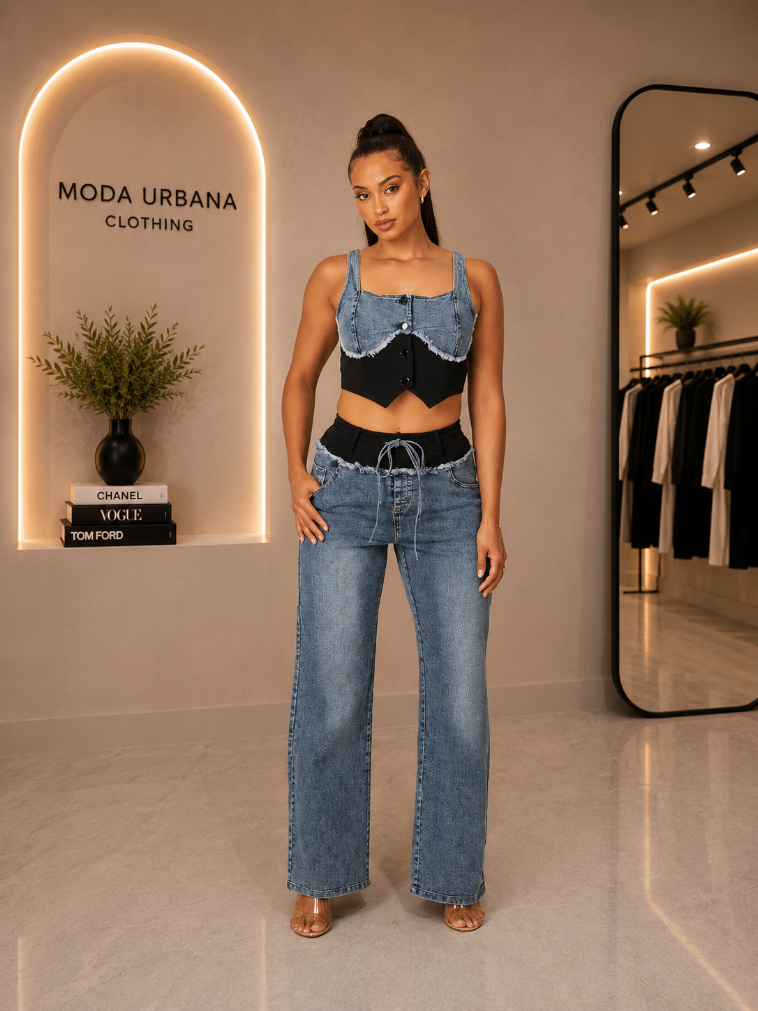JEARSY DENIM SET
