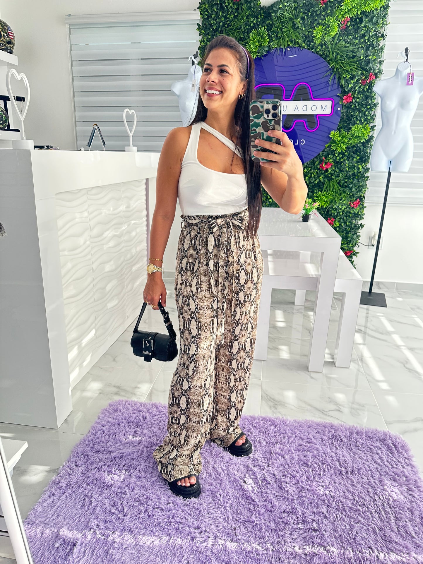 Jumpsuit Snake print