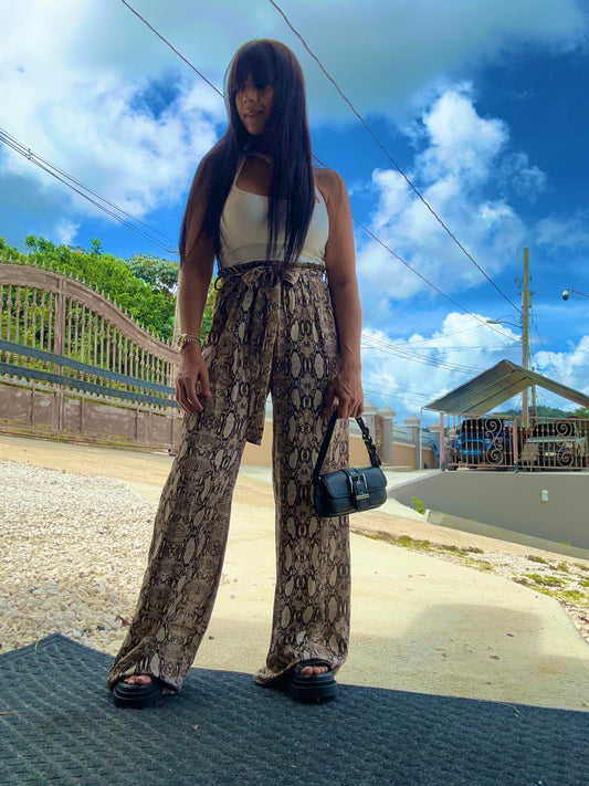 Jumpsuit Snake print
