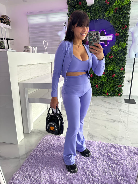 Travel vibe set lila
