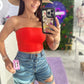 Basic Top naranja