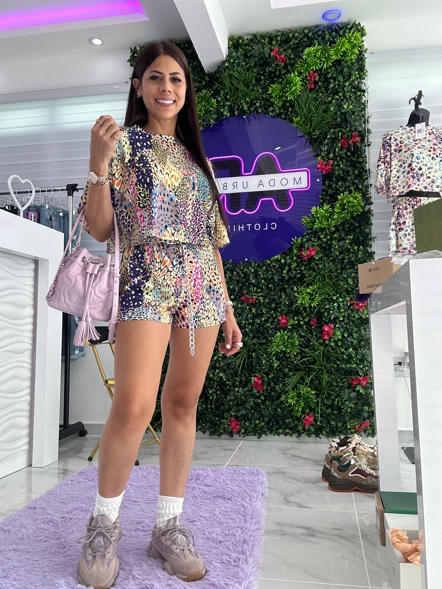 Basic Short Set Leopardo