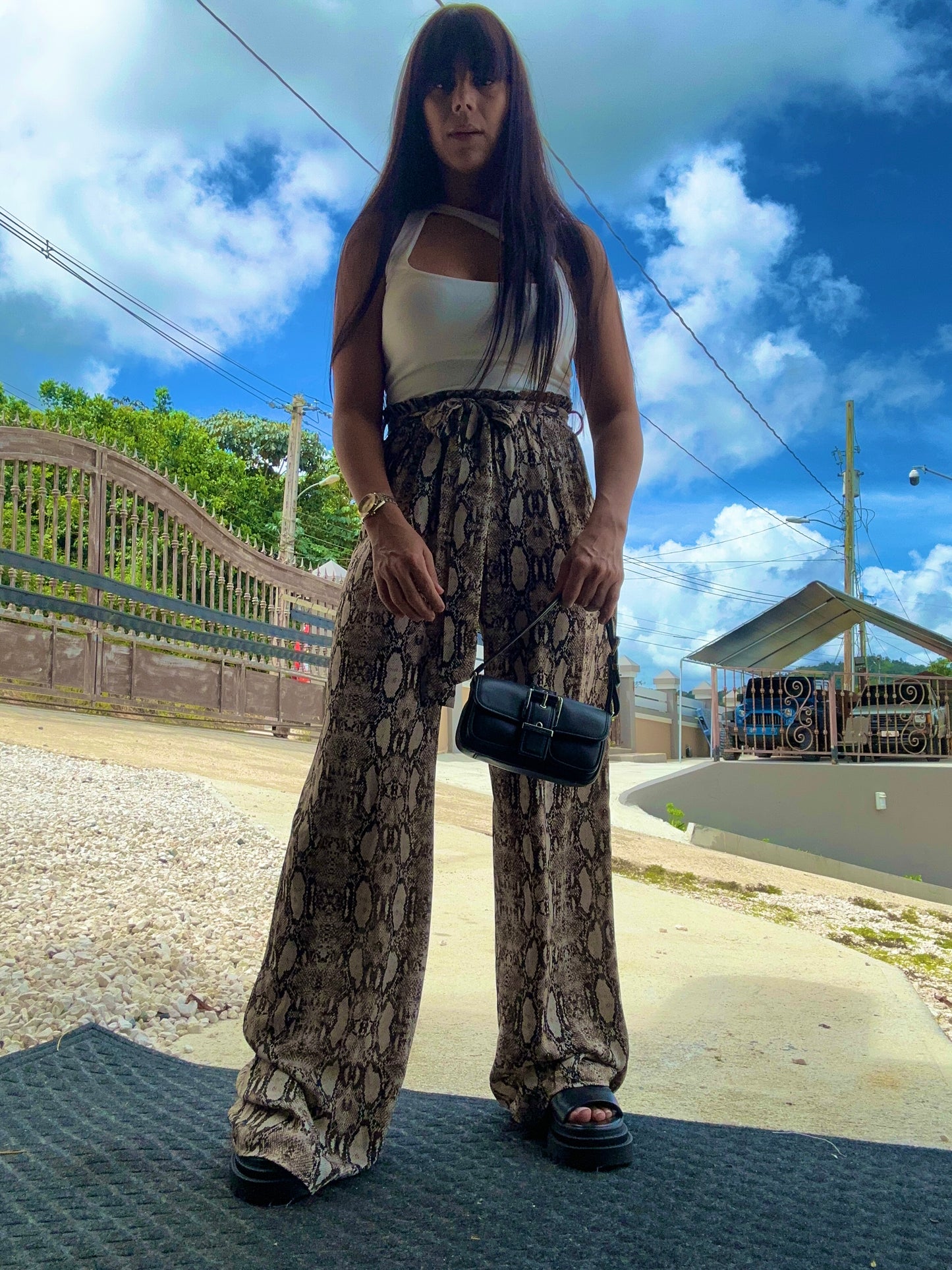 Jumpsuit Snake print