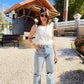 White Feather Top