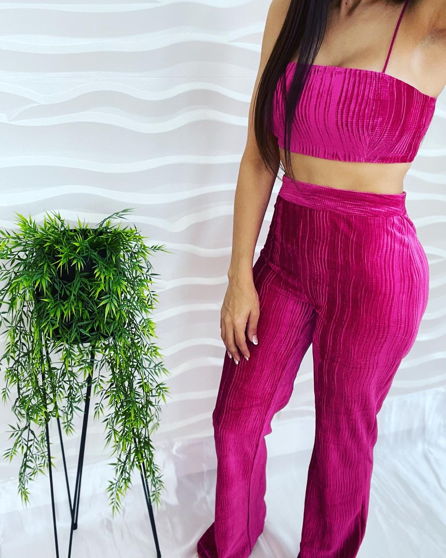 Fucsia Pant Set