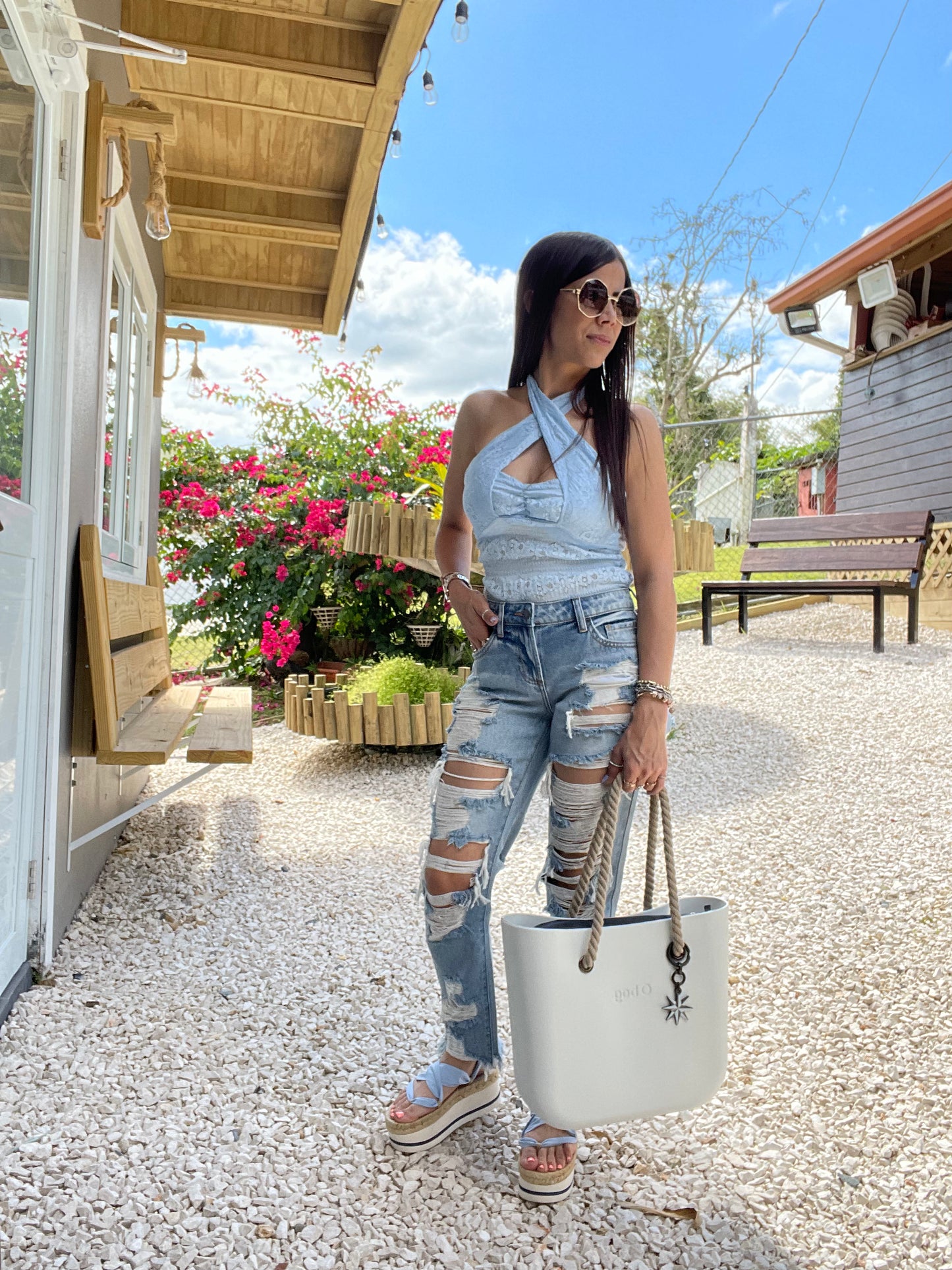 Light Blue Top